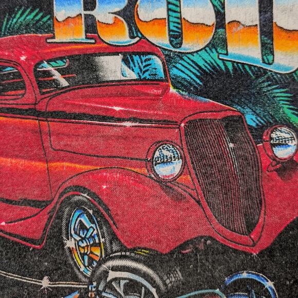 Vintage 1998 Mens Drag Racing Large T-Shirt NHRA Hot Rod 7th California Reunion - Picture 8 of 9